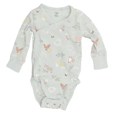Romper (Groen, Meerkleurig) van Lindex Baby Katoen, Elastaan