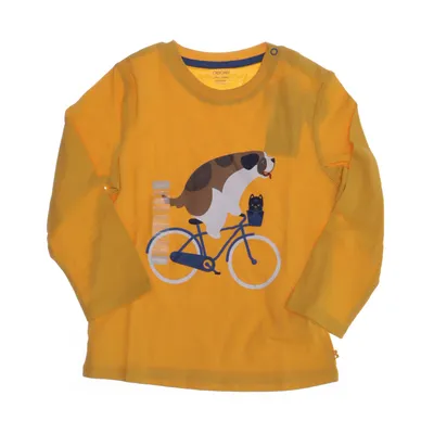 Lange mouwen shirt (Geel) van Obaïbi Katoen
