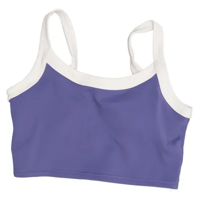 Sports bra (Blue, White) from Organic Basics