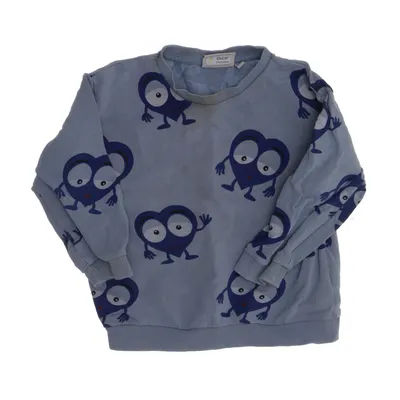 Collegetröja (Blå, Grå) från Babblarna x KappAhl Bomull, Elastan