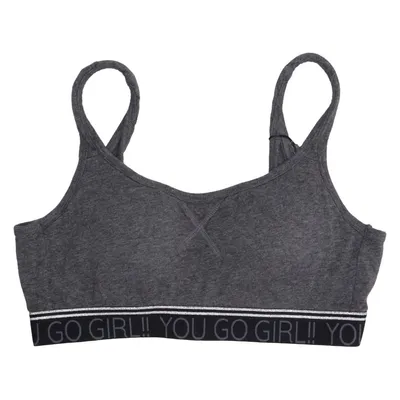 Brassière (Gris) de Yigga Coton, Élasthane, Polyester