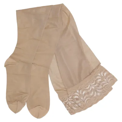 Bas (Beige) de Mabs Élasthane, Polyamide