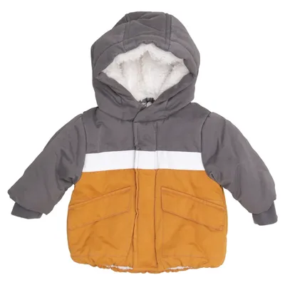 Veste d'hiver (Gris, Marron, Blanc, Multicolore) de Vertbaudet Coton, Polyamide, Polyester