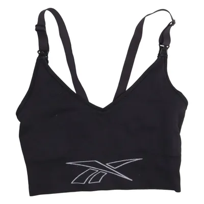 Sports bra (Black) from Reebok Elastane, Polyamide, Polyester