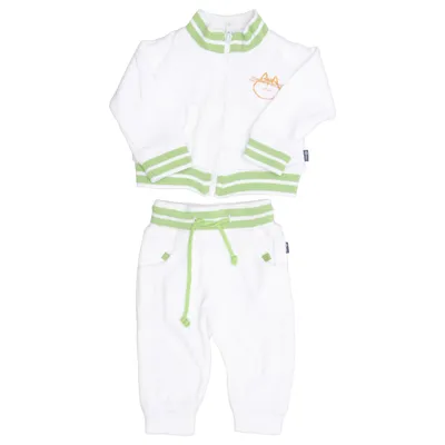 Loungewear (Wit, Groen) van Walking Baby Katoen, Polyester