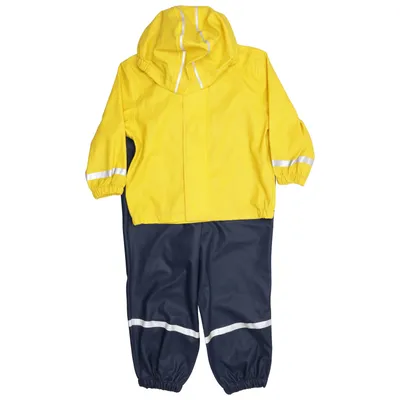 Regnställ (Gul, Blå) från Fun Tech Polyester, Polyuretan
