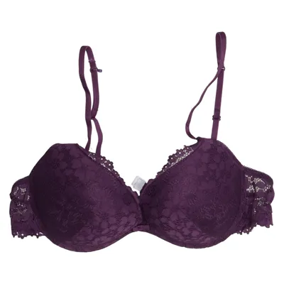 Bra (Purple) from Secret Possessions Elastane, Polyamide, Polyester