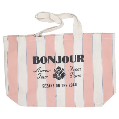 Stoffbeutel (Pink, Beige, Mehrfarbig) von Sézane