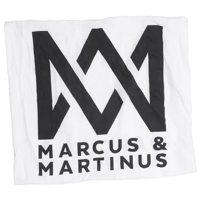 Pillowcase (White, Black) from Marcus & Martinus Cotton
