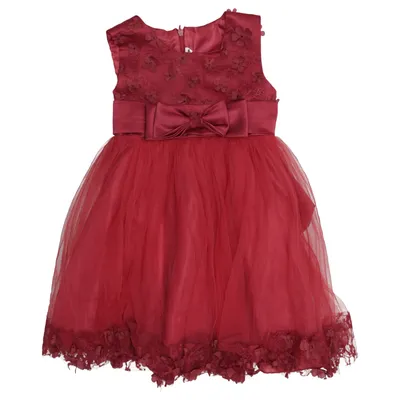 Brudnäbbsklänning (Röd) Bomull, Polyester