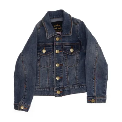 Spijkerjas (Blauw) van Mini Rodini Katoen, Elastaan