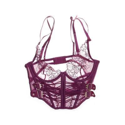 Bustier (Purple) from Private Collection by Hunkemöller Elastane, Polyamide, Polyester