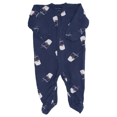 Rompers (Blue, Multicolored) from Petit Bateau x Tajinebanane Cotton