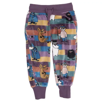 Pantalon de survêtement (Violet, Multicolore) de Moomin by Martinex Élasthane, Polyester