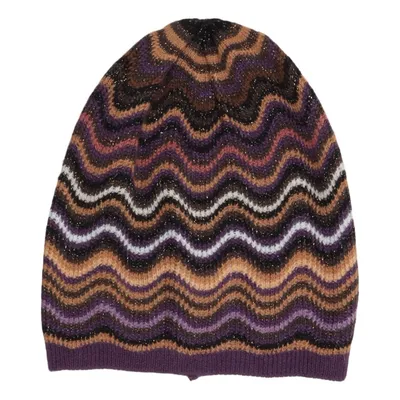 Beaniemössa (Lila, Flerfärgad) från Missoni Lindex Akryl, Ull