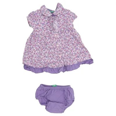 Set (Lila, Mehrfarbig) von United Colors of Benetton Baumwolle