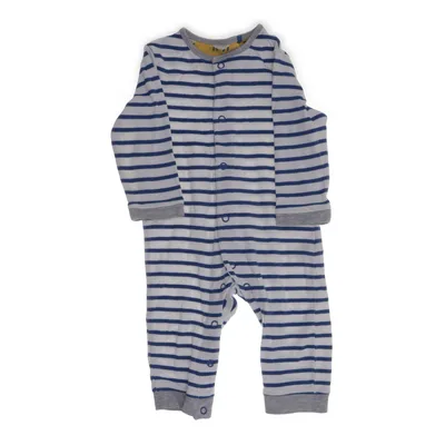 Barboteuse (Bleu, Blanc, Gris) de Baby Boden Coton