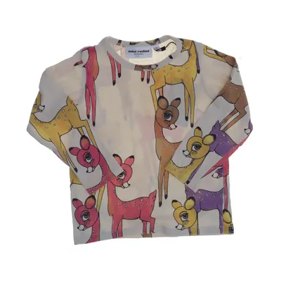 Langærmet t-shirt (Beige, Flerfarvet) fra Mini Rodini Bomuld, Elastan
