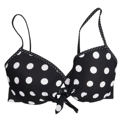 Bikini top (Zwart, Wit) van New Look Elastaan, Polyamide, Polyester