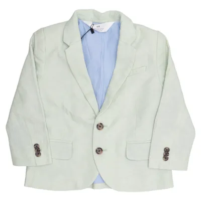 Blazer (Groen) van H&M Katoen, Polyester
