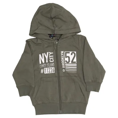 Hoodie (Green) from Baby Skill Cotton, Polyester