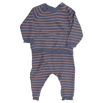 Set (Blauw, Beige) van Impidimpi Organisch katoen