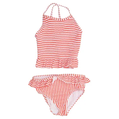 Bikini (Red, White) from Mini Market Elastane, Polyamide, Polyester
