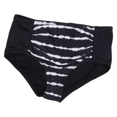 Bas de bikini (Noir, Blanc) de Wiki Élasthane, Polyamide