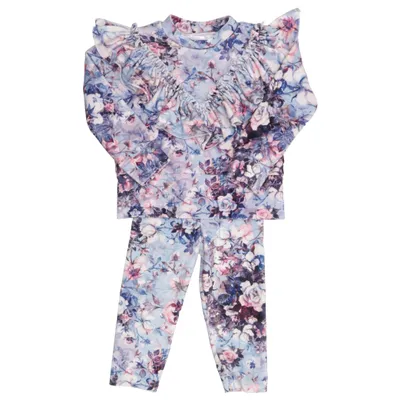 Loungewear (Purple, Multicolored) from Zula Cotton, Elastane