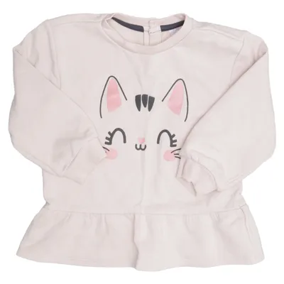 Collegetröja (Beige) från Tex Baby Bomull, Polyester