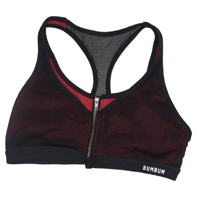 Sports-BH (Sort, Rød) fra BumBum Elastan, Polyester