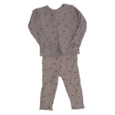 Pyjamas (Beige, Flerfärgad) från Rikiki Bomull, Elastan
