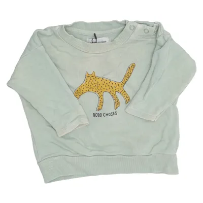 Sweatshirt (Green) from Bobo Choses Cotton