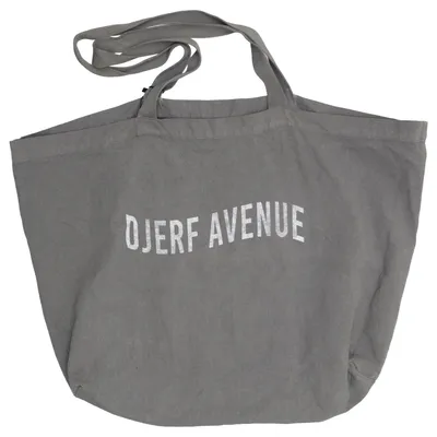Canvas bag (Gray) from Djerf Avenue Recycled cotton, Viscose