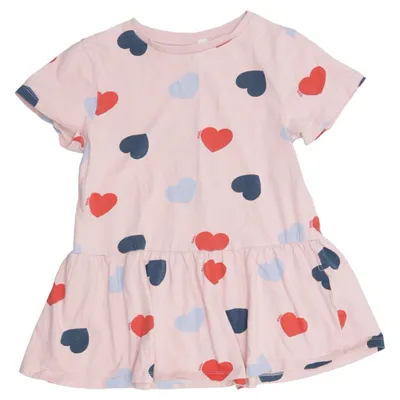 Robe (Rose, Multicolore) de Rikiki Coton biologique
