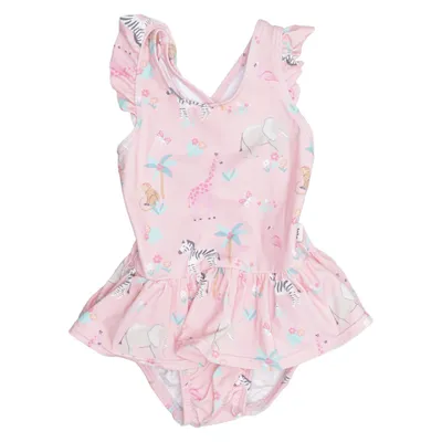 Badpak (Roze, Meerkleurig) van Jojo Maman Bébé Katoen, Elastaan, Gerecycled polyester