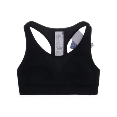 Sport-bh (Zwart) van Decathlon Elastaan, Polyamide, Polyester