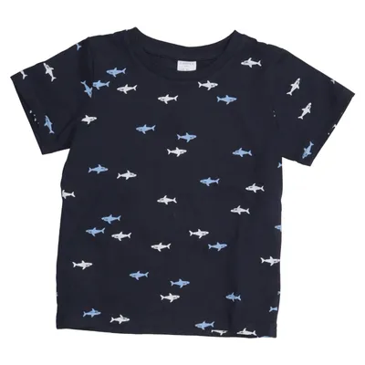 T-shirt (Blue, Multicolored) from Lindex Kids Cotton