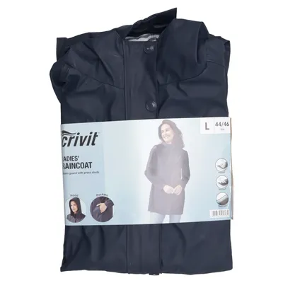 Regnkappa (Svart) från Crivit Polyester, Polyuretan