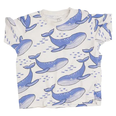 T-shirt (Beige, Blauw) van Lindex Baby Katoen