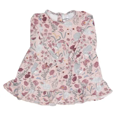Dress (Pink, Multicolored) from Lindex Baby Cotton, Elastane