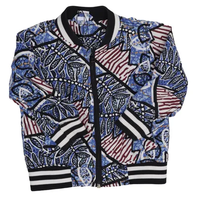 Bomber jacket (Blue, White, Red, Black) from Lindex Kids Cotton, Polyester