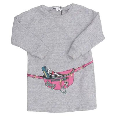 Jurk (Grijs, Meerkleurig) van Little Marc Jacobs Katoen, Elastaan, Viscose
