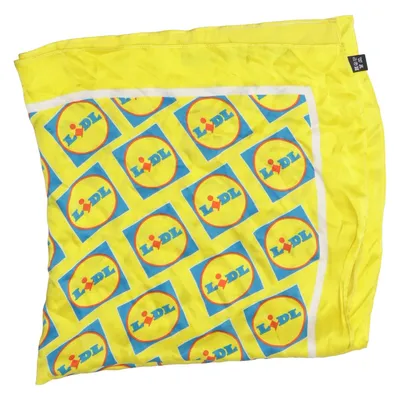 Halstuch (Gelb, Blau, Rot) von Lidl Seide