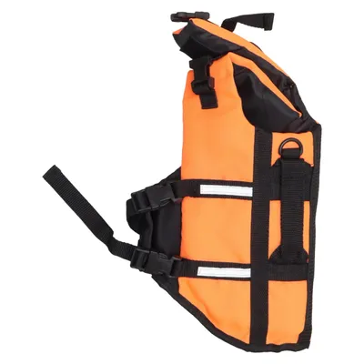 Dog life jacket (Orange, Black) from Nobby