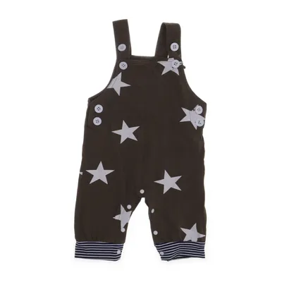 Hängselbyxor (Grön) från Shein Bomull, Elastan