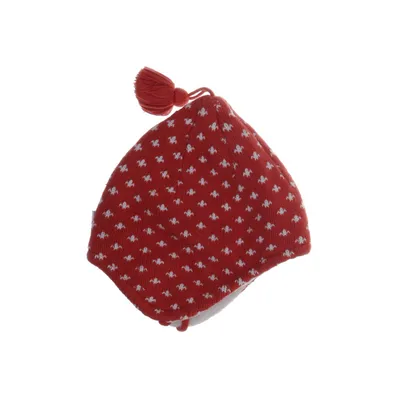 Pompon muts (Rood) van Finkid Katoen