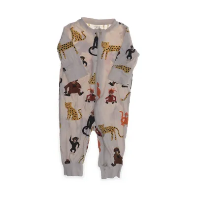Barboteuse (Beige, Multicolore) de Lindex Baby Coton