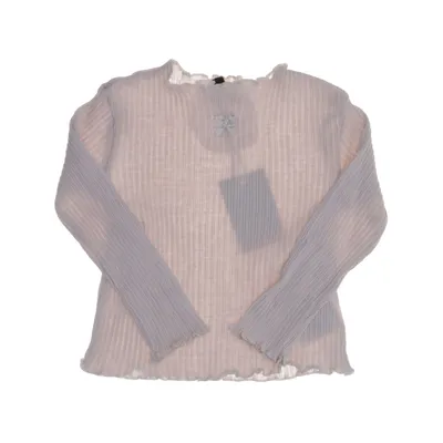 Langarmshirt (Beige) von H&M Baumwolle, Elasthan