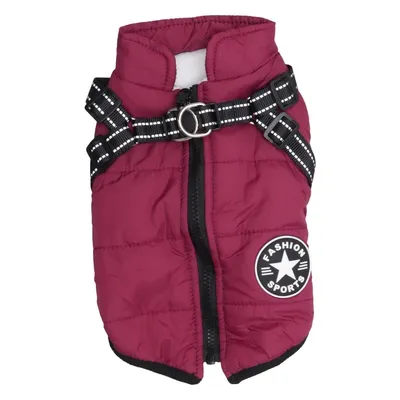 Hundetøj (Hundjacka med sele, reflex och fleece. Tål maskintvätt. ) fra Fashion Sport
